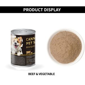 Canned dog food 375g-a