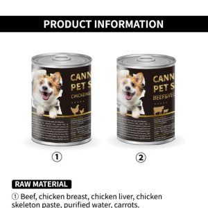 Canned dog food 375g-c