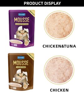 Cat wet food mousse 85g-a