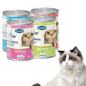 Mousse meat paste cat canned food 375g