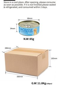 Mousse tuna cat wet-e