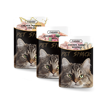 Nutritious cat wet food pouch 85g