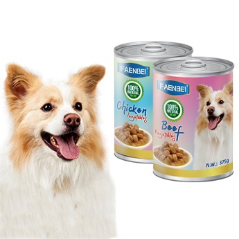 Nutritious meat particles for dogs 375g chicken vegetables beef vegetables
