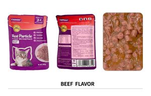 cat pouch meat particles 85g-c